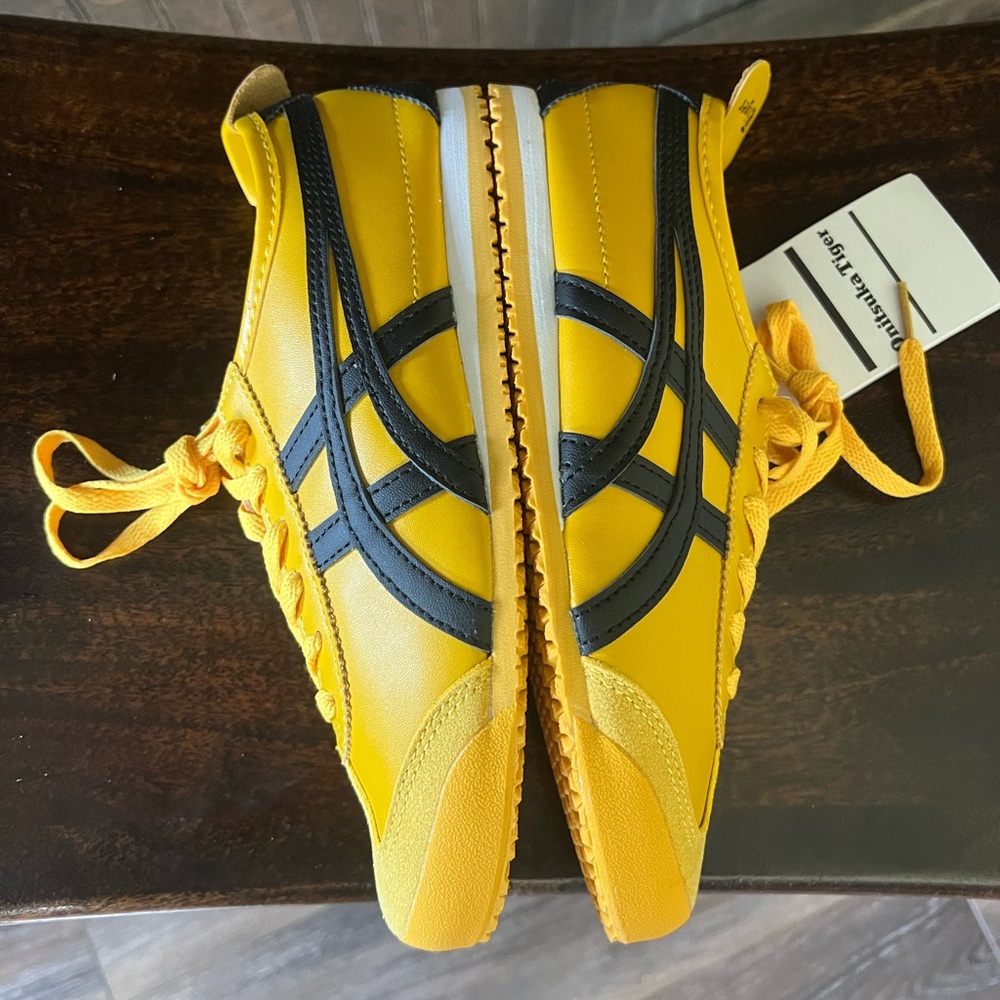 Onitsuka Tiger by Asics Yellow and Black Athletic Shoes